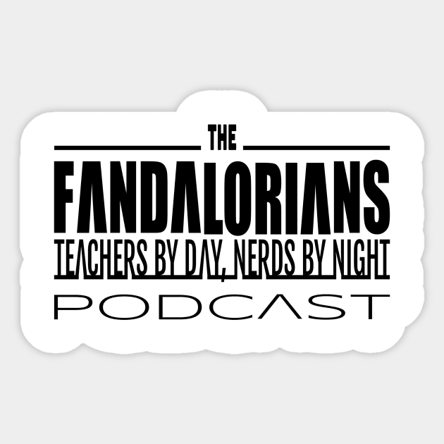 Logo 7 Sticker by The Fandalorians: Teachers By Day, Nerds By Night